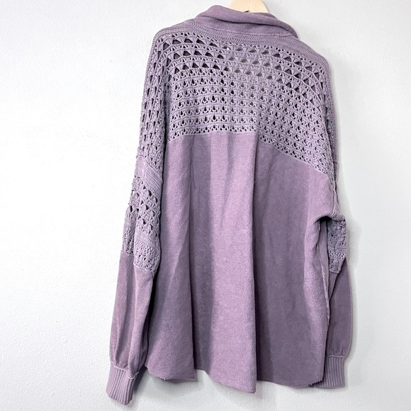 Free People Dune Bug Crochet Cardigan Jacket - Picture 7 of 16